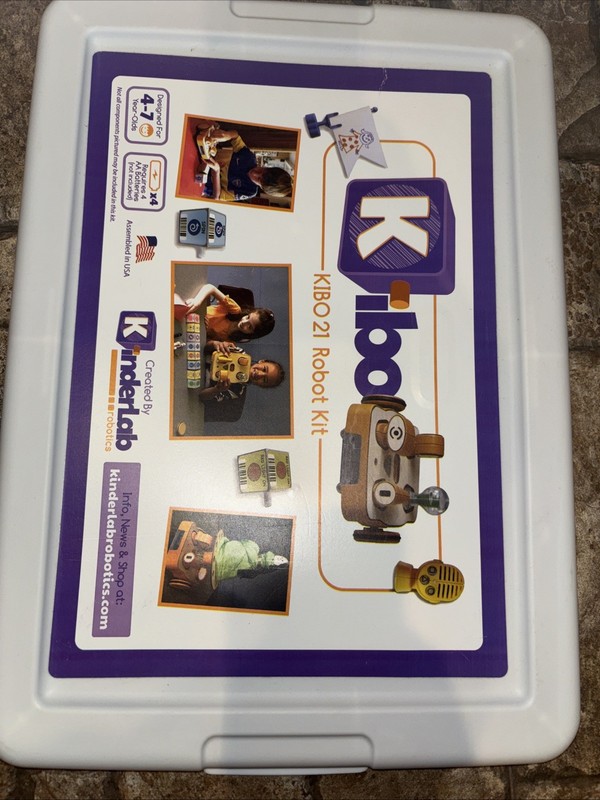 Lot Complete Kinderlab KIBO 21 Robot Kit Robotic Robots STEM With 2 Extensions