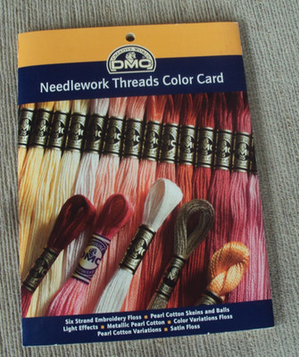DMC Creative World Needlework Threads Color Card Embroidery Floss Chart 2008