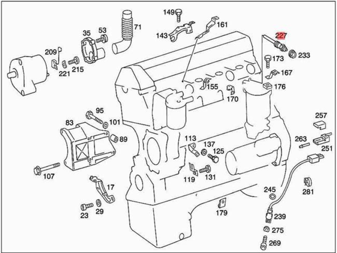 Genuine MERCEDES Heater plug 0011593601