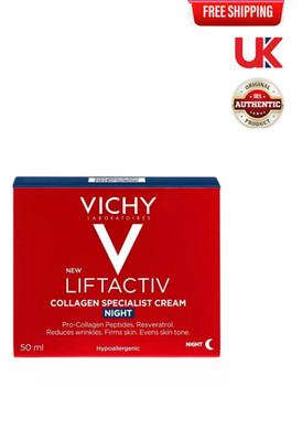 Vichy Liftactiv Collagen Specialist 16 Nachtcreme 50ml Kostenloser Versand