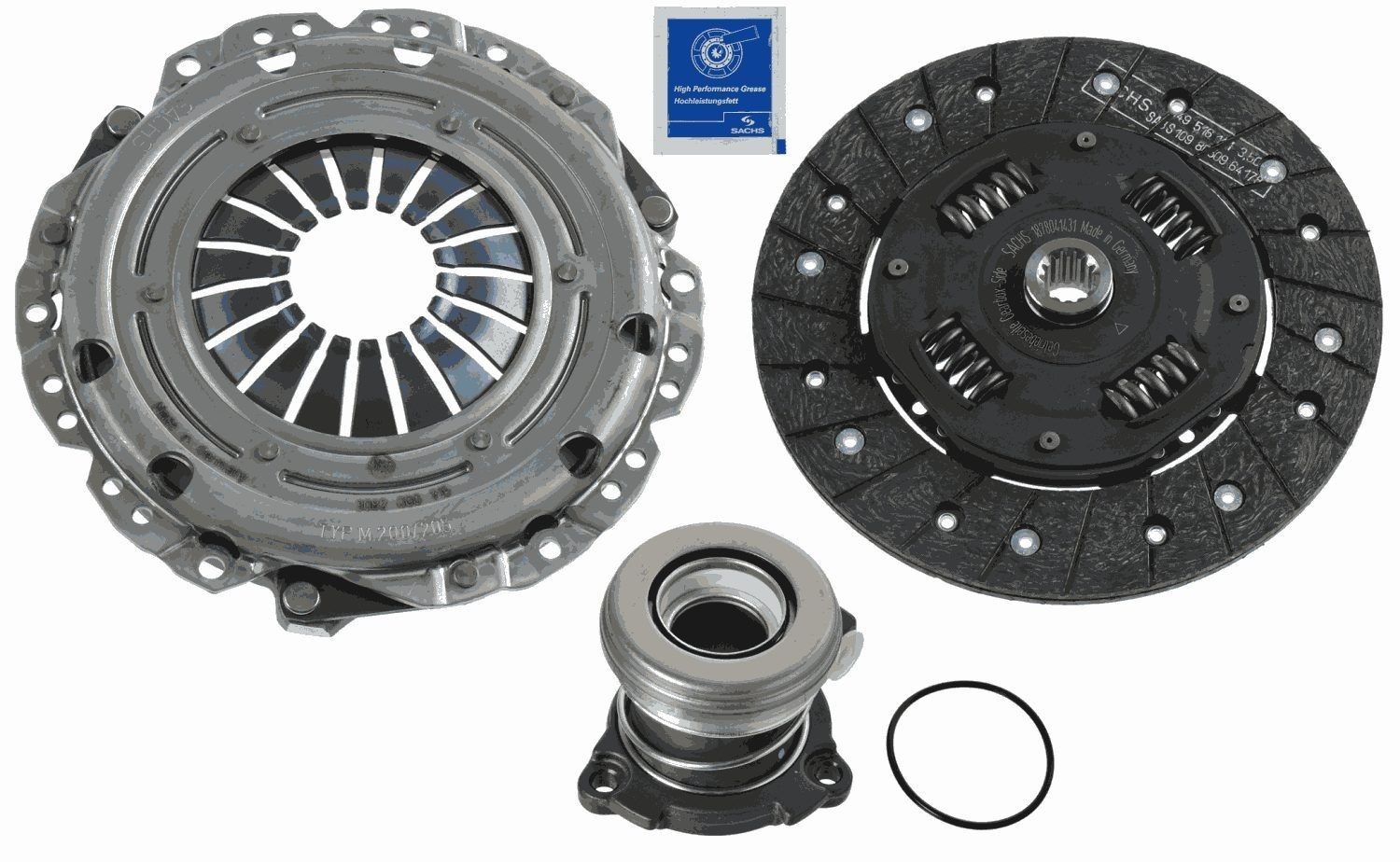 SACHS Clutch Kit 3000 990 160 For OPEL ASTRA H TwinTop A04 2005 to 2010
