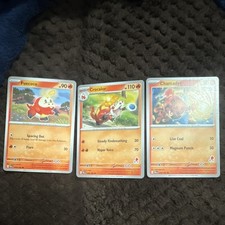 Pokemon TCG Scarlet & Violet Fuecoco/Crocalor/Charcadet Holo English 3
