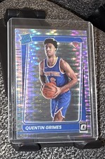 2021-22 Donruss Optic Quentin Grimes #166 Pulsar Prizm RC Rated Rookie MINT