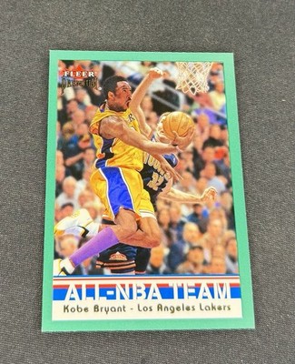 2002 Kobe Bryant Fleer Premium Emerald Green 31/300 ALL NBA TEAM #EM5 STAR SP