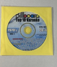 Billboard Top 10 Karaoke 1970's Vol 1 CD G Disc SYB-1971 Used - 20 Tracks