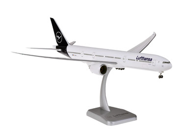 1:200 39CM Hogan Lufthansa BOEING 777-9X Passenger Airplane ABS Plastic Model