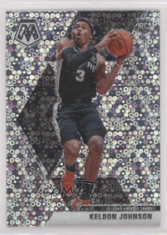 2019-20 Panini Mosaic Rookies Fast Break Silver Prizm Keldon Johnson #238 1yj