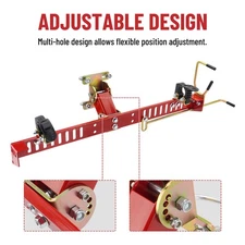 Steel Lawn Mower Trimmer Rack Red For Lawn Mower, Secures Trimmer Lawnmower