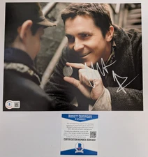 Christian Bale Batman Signed 8x10 Photo Beckett COA Authentic Autograph M