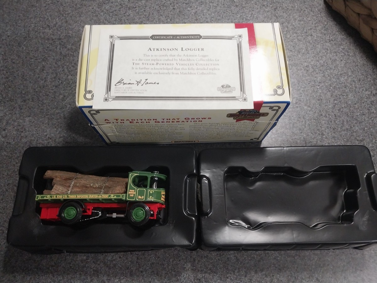 MATCHBOX YESTERYEAR COLLECTIBLES YAS06-M ATKINSON LOGGER In Box | eBay