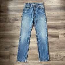 30x34 Vintage Levi  s 505 Jeans 1980s medium wash orange tab straight fit USA