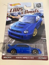 Hot Wheels Cars & Donuts Subaru Impreza Wrx Blue