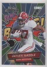 2021 Wild Card Alumination Comix Blue/Green Jaylen Waddle #AC-15 7u5
