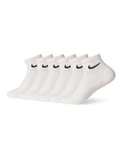 Nike Unisex Adult Everyday Cushioned Training Ankle Socks (6-Pack) | Medium