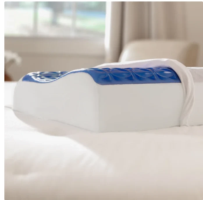 Sealy Cooling Gel Contour Memory Foam Pillow - Size 20" L x 15" W x 5" H 1959887 - Image 3 of 3