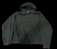 Abercrombie & Fitch Oversized Soft Essentials Hoodie Mens Small Faded Dark Green