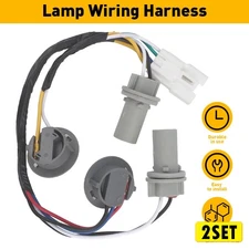 2 pcs For 2011-2014 Hyundai Sonata Rear Taillight Lamp Socket & Wiring Harness
