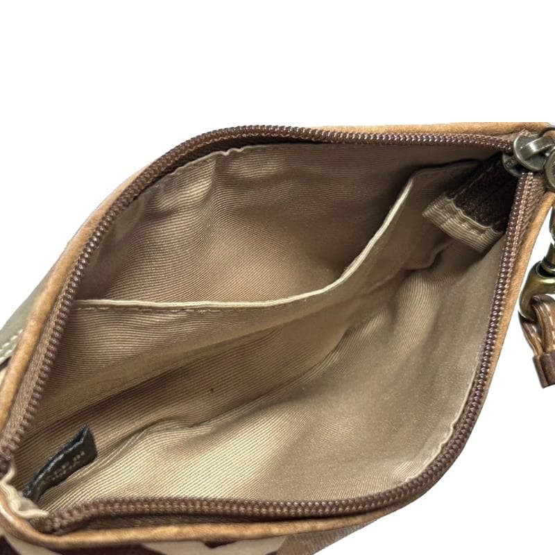 COACH Patchwork Accessory Pouch Brown Signature D… - image 6