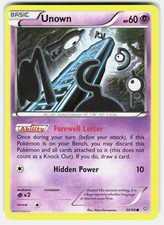 Unown 30/98 Common Ancient Origins Pokemon Lightly Played