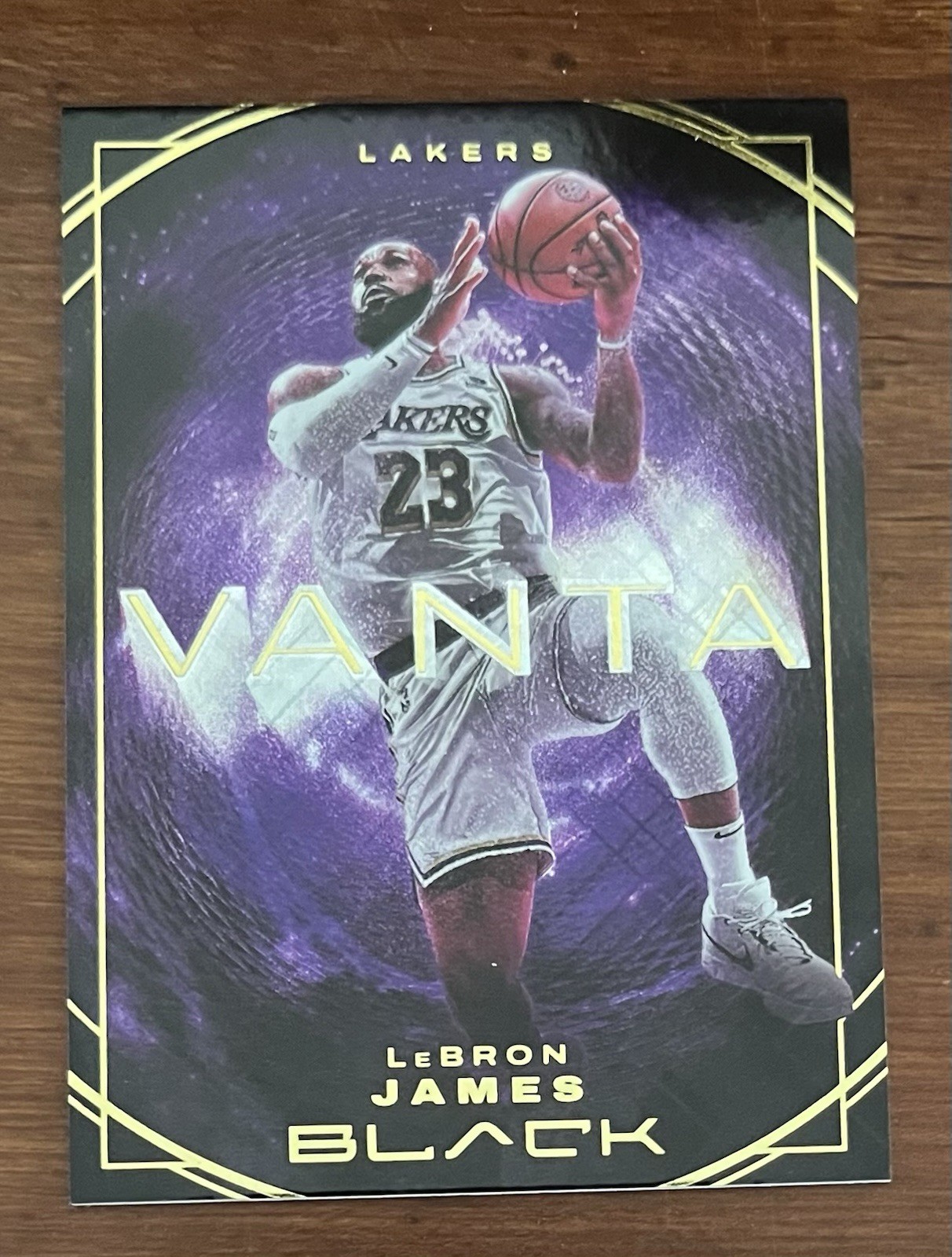 2023-24 Panini Black Basketball LeBron James Vanta SSP #1 Lakers