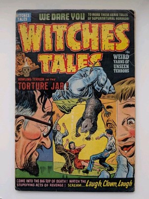 Witches Tales 13 Golden Age Pre Code Horror Rat Torture Cover PCH Harvey 1952