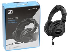 Sennheiser Professional HD 300 PRO Over-Ear Studio Headphones Black - NEW 