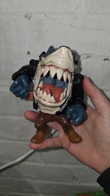 Vintage Street Sharks Pool Hai Ripster Spielzeug 1995 Mattel Serie 4 komplett