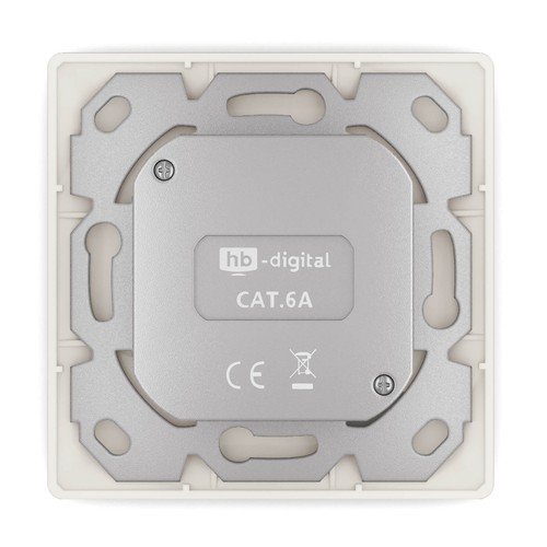 Netzwerkdose Cat6 Cat6a Cat5e 1-2-Fach RJ45 LAN Ethernet Netzwerk Daten LAN Dose - Bild 19 von 137