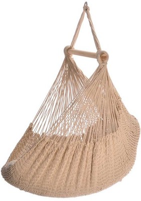 Bio Baumwolle Netz-Hängesessel-Hängesitz Hängestuhl Balao Natur Fair Trade