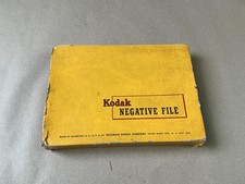 Vintage Kodak Negative File 5x7 Black Film Storage Binder Album With Box USA