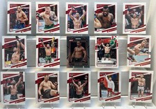 sports trading cards bulk lot 15 UFC cards including Faber & Cain Velasquez