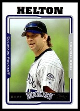 2005 Topps Todd Helton Set Break Colorado Rockies #385