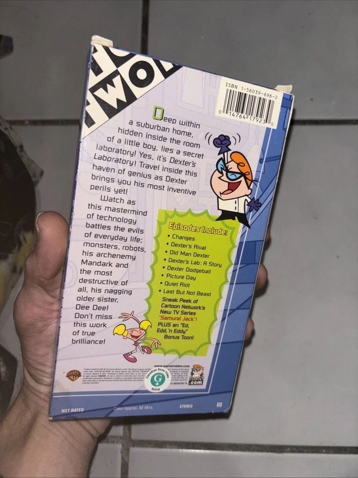 Dexters Laboratory - Greatest Adventures (VHS, 2001, Slipsleeve) - Image 2 of 2