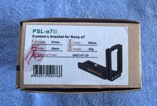NEW Unused SUNWAYFOTO PSL-A7RII L-Bracket for Sony  7RII/a7II Arca Swiss L-Plate
