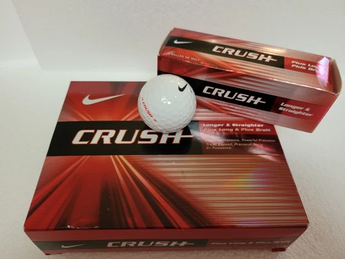 Nike Crush Golf Balls Longer Straighter - 12 Balls, Rare Out of Production Set