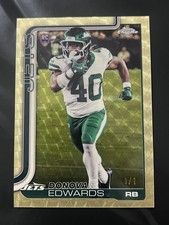 Marketplace image: Donovan Edwards Superfractor Topps Chrome 2025 Rc 1/1