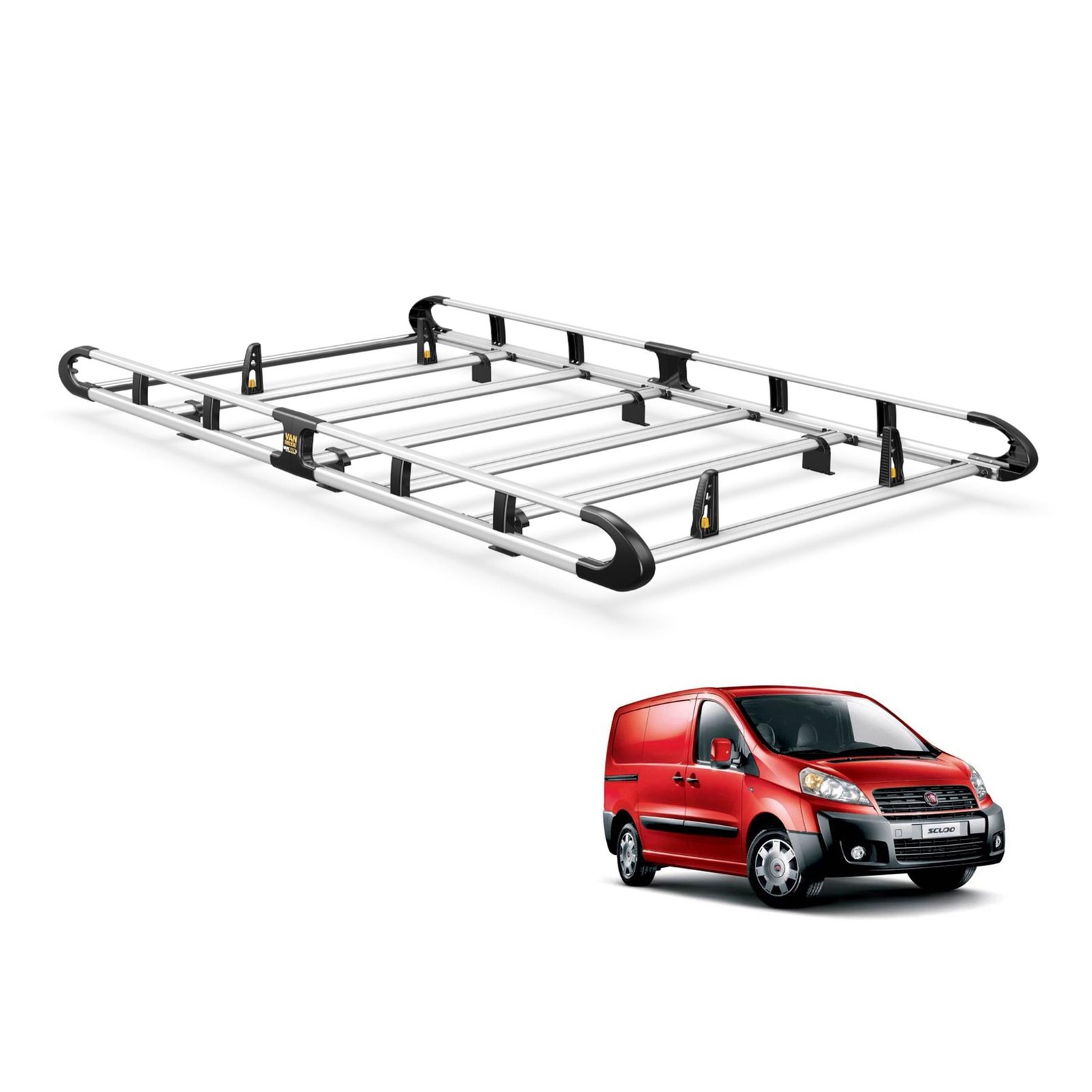 Fiat Scudo Roof Rack for 2007-2016 L1H1 Models Van Guard UltiRack+