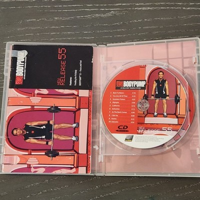 Les Mills BODYPUMP New Release 55 Workout Fitness CD and DVD Set w
