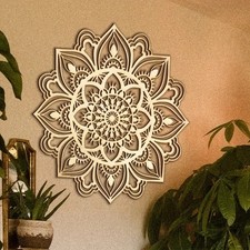 Moroccan Metal Mandala Wall Art Indian Boho Living Room Home Decor Accent
