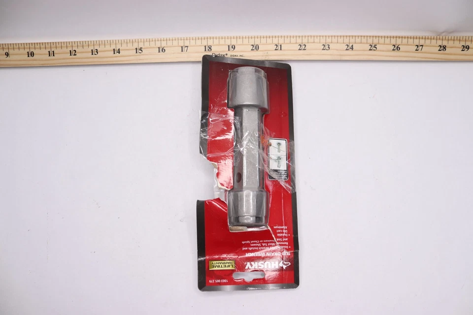 Husky Llave de drenaje de bañera de doble extremo 9,76" x 7,28" x 1,69" 1003 005 279 Foto 4 de 4