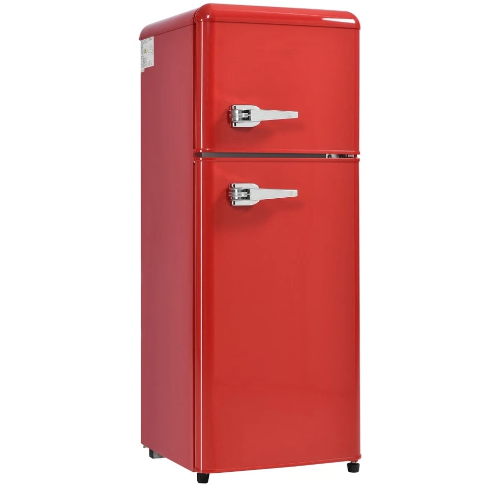 Retro-Kühlschrank. Kühl-Gefrier-Kombination Zweitürig Mit 92 Liter Gesamtvolumen - Bild 2 von 4
