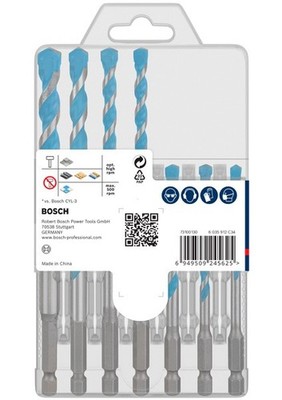 Bosch EXPERT HEX-9 Multi Construction Bohrer-Set, D= 5/5,5/6/6/7/8/10 mm, 7-tlg.