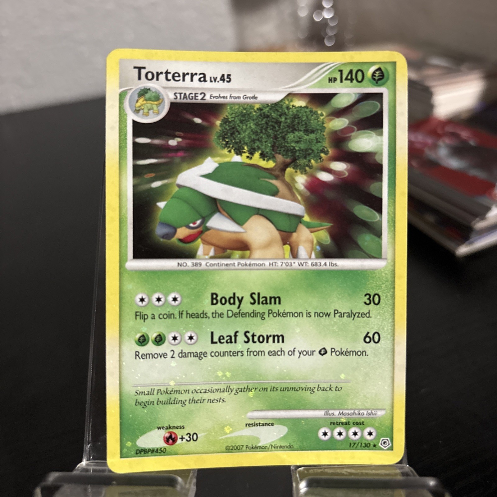 Torterra 17/130 Diamond and Pearl Holo