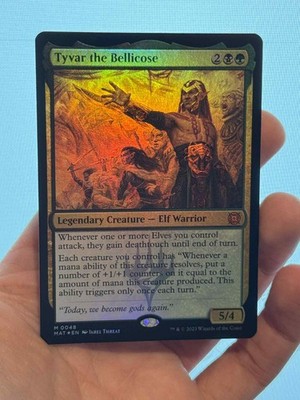 1X FOIL Tyvar the Bellicose NM MTG Magic MAT Aftermath Elf Elves Commander EDH