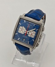 TAG Heuer Monaco Blue Dial 38mm Automatic Watch CW2113 (Steve McQueen)
