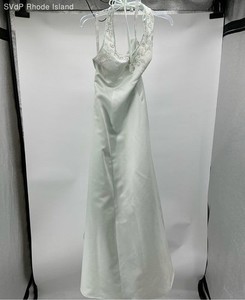 Alfred Angelo Pastel Green Full Length Prom/Evening Dress - Size 6