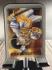 2024 SkyBox Marvel Masterpieces 92 Platinum Shatterstar #74 Clear Cut