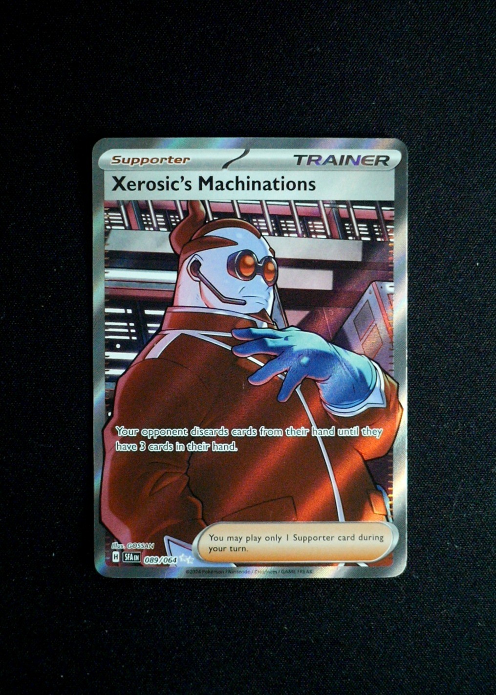 Xerosic's Machinations Pokemon SV: Shrouded Fable SFA #89/64 Holo Near Mint