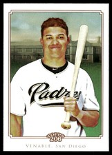Will Venable 2010 Topps 206 #5 Padres MLB READ FREE SHIPPING AutographDen