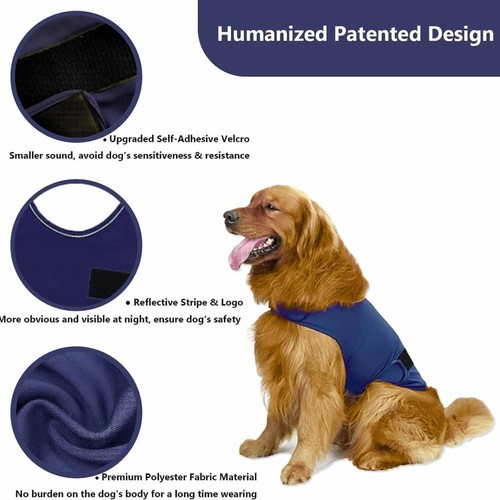 Skin-Friendly Dog Calming Vest ,Dog Anti-anxiety Jacket - Dog Shirt from Thunder - Picture 6 of 20